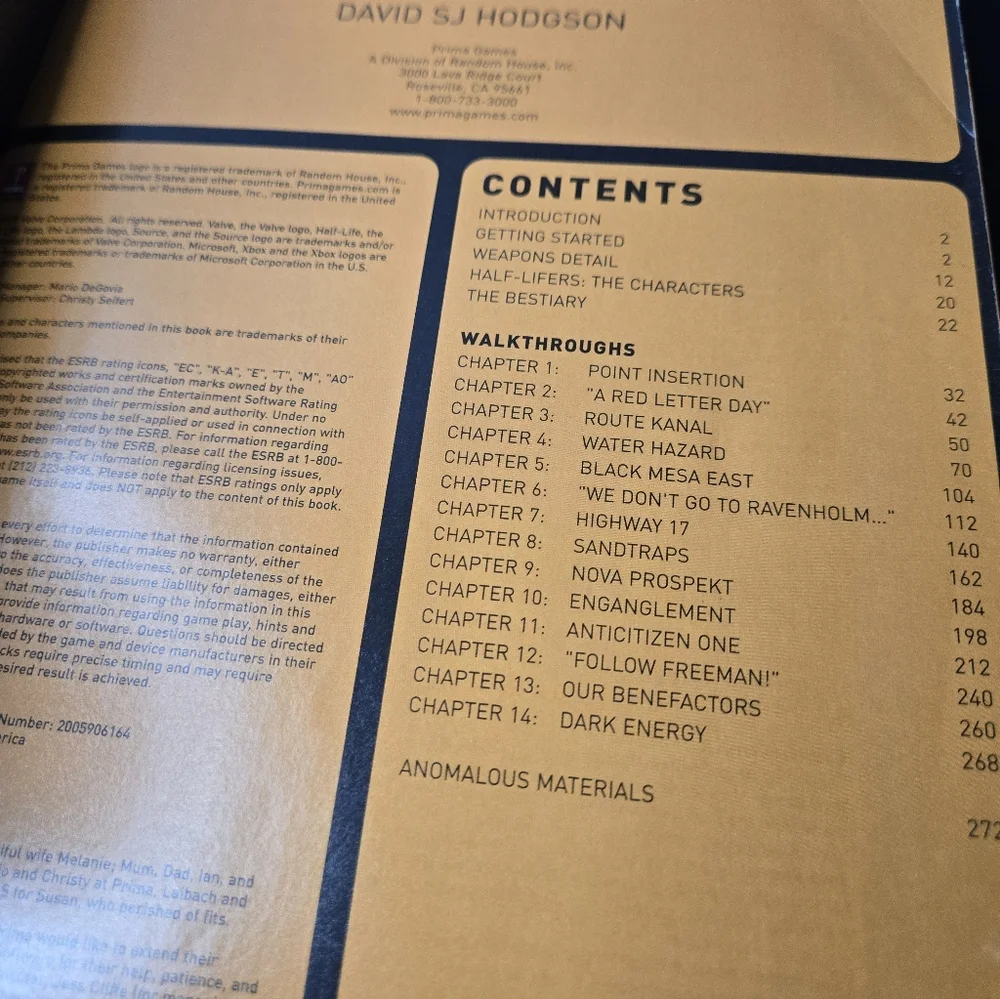 XBOX PRIMAS OFFICIAL STRATEGY GUIDE (Half-Life 2)